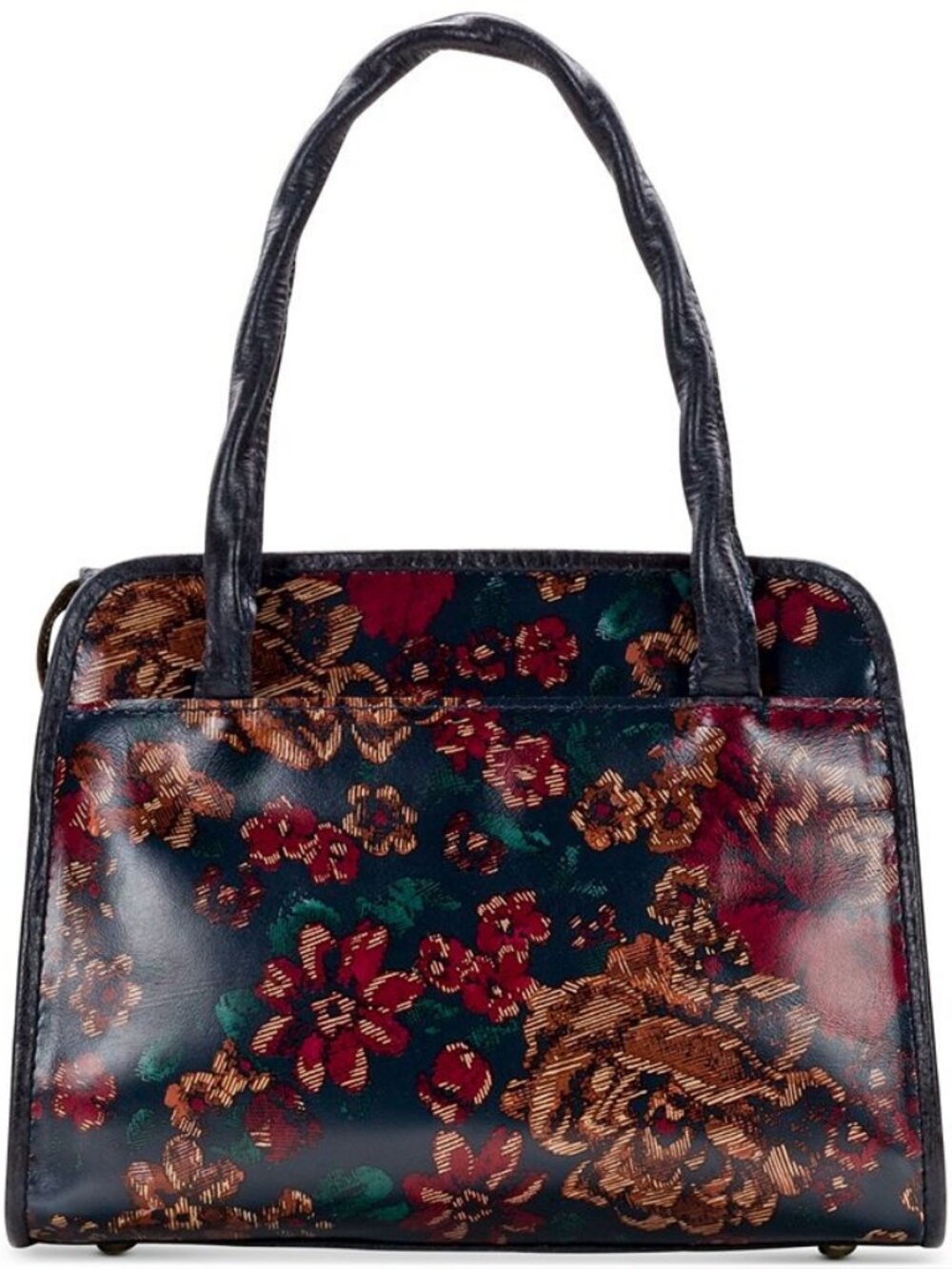 Patricia Nash Fall Tapestry Print Leather Handbag - Picture 3 of 11